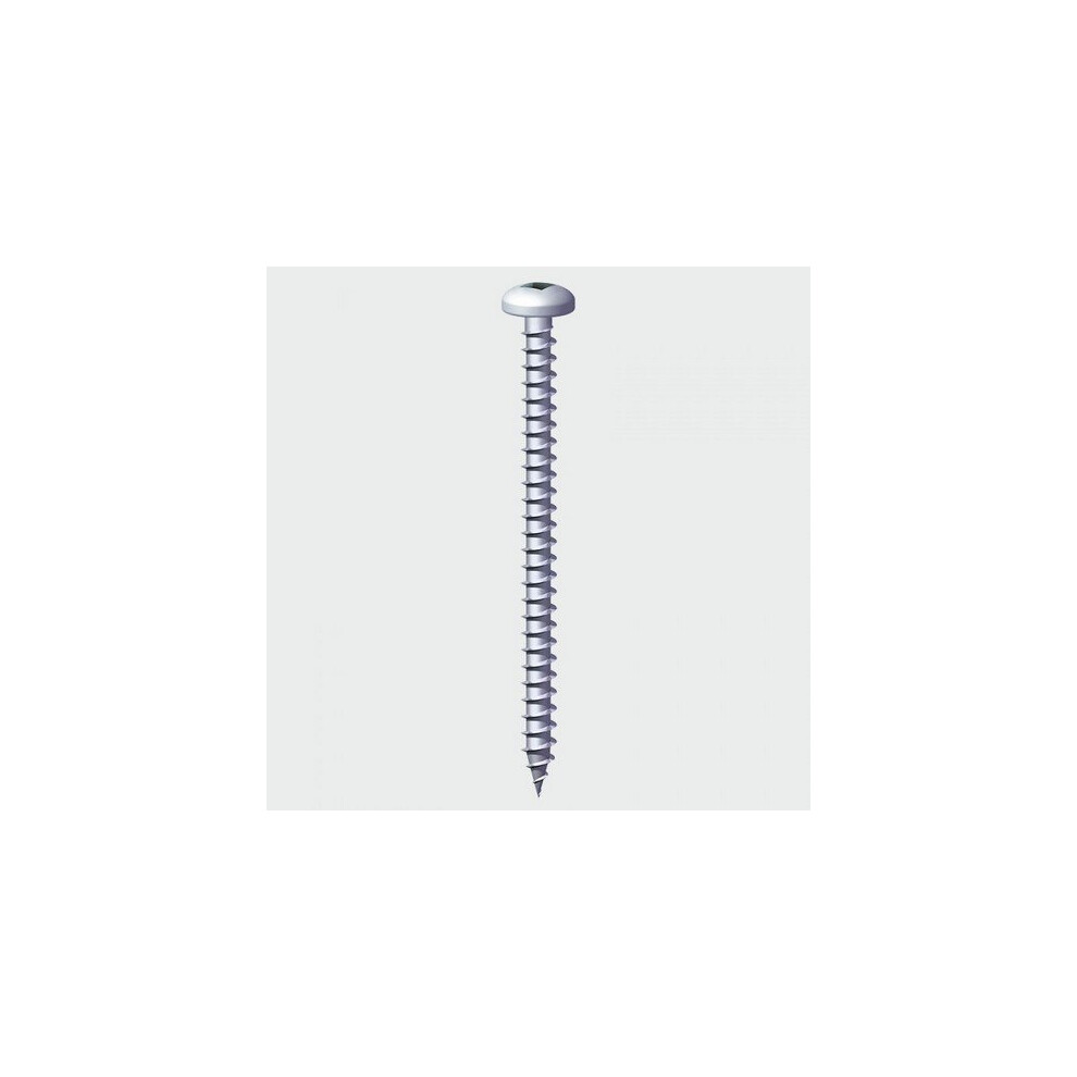 TIMco 40025SQPSZ Solo Woodscrew SQ2 PAN BZP 4.0 x 25mm Box of 200