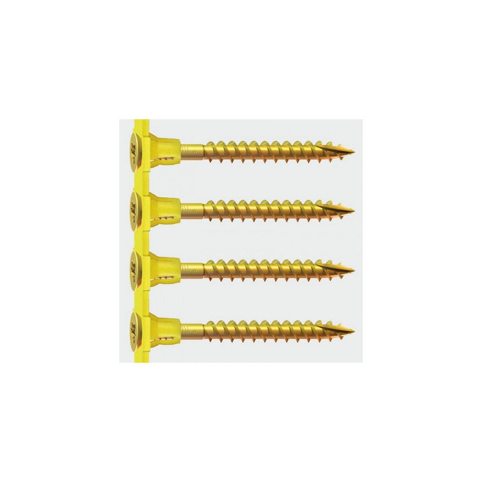 TIMco 70SCOLY Collated Solo Screws ZYP 4.5 x 70mm Box of 500