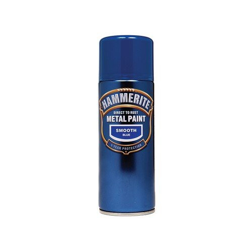 Hammerite Hammerite SFBAERO Direct to Rust Smooth Finish Aerosol Blue 400ml