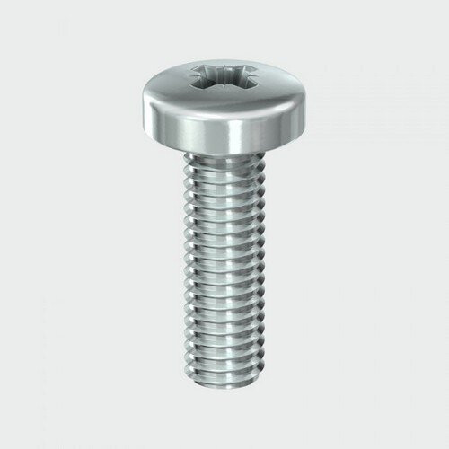 TIMco TIMco 4016PPM Βίδα μηχανής PZ2 Panhead BZP M4 x 16mm Κουτί 100 τεμαχίων