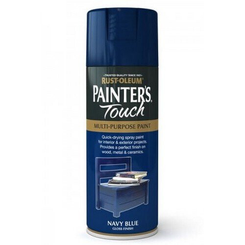 Rust-Oleum Rust-Oleum Painters Touch Navy Blue Gloss Multi-Purpose Spray Paint 400ml - AE0040016E8