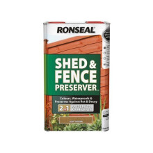Ronseal 37653 Shed & Fence Preserver Black 5 Litre