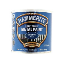 Hammerite SFB250 Direkt rostende glatte Metallfarbe Blau 250ml