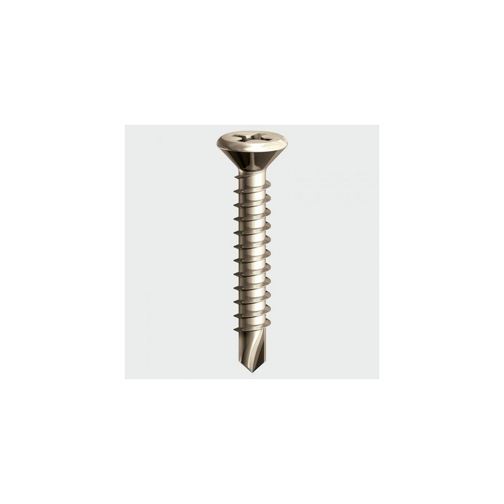 TIMco 123SS Self Drill PVC Screw CSK S/S 3.9 x 25mm Box of 1,000