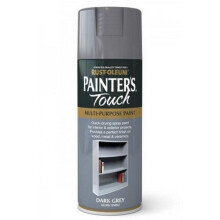 Rust-Oleum AE0040015E8 Painters Touch Dark Grey Gloss Multi Purpose Spray Paint 400ml