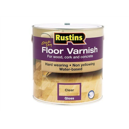 Rustins Rustins AFCG2500 Quick Dry Floor Varnish Gloss 2.5 Litre