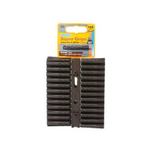 Plasplugs SBP 503 Solid Wall Super Gripsâ¢ Fixings Brown (100)