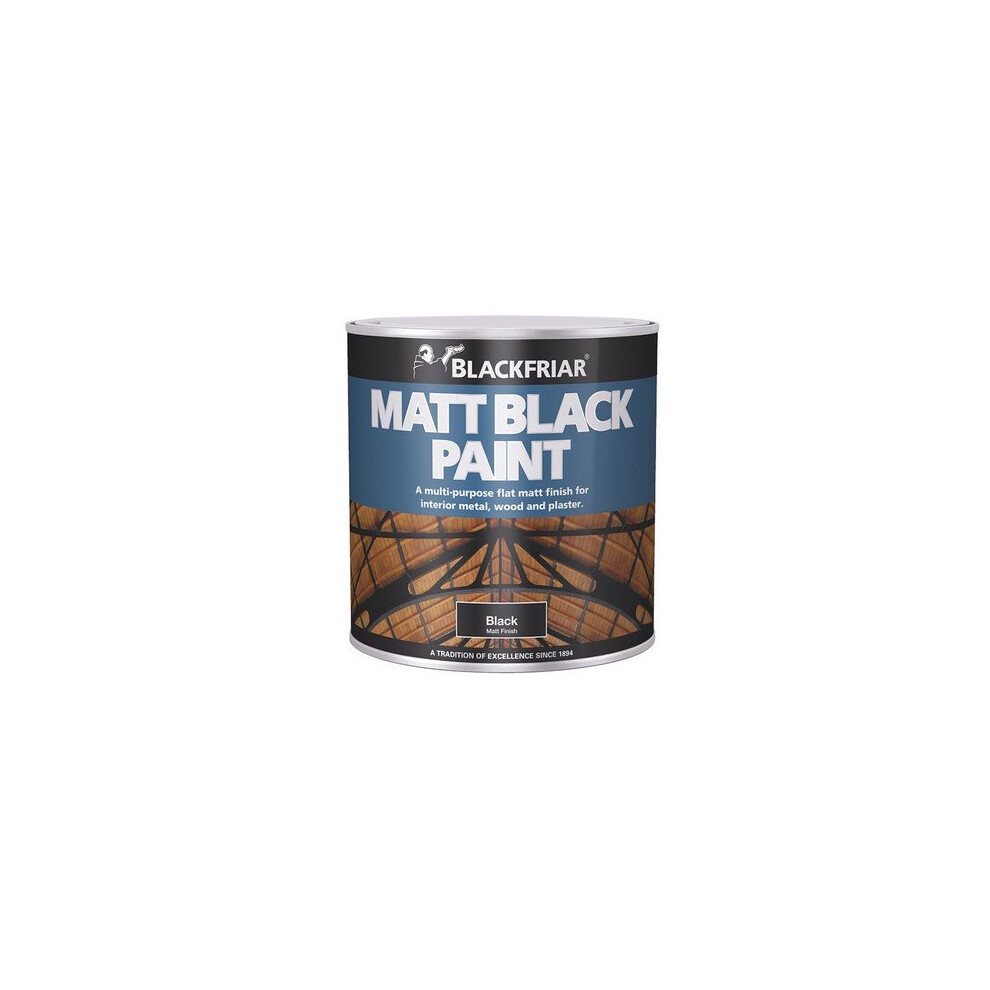 Blackfriar BF0520001X1 Matt Black Paint 125ml