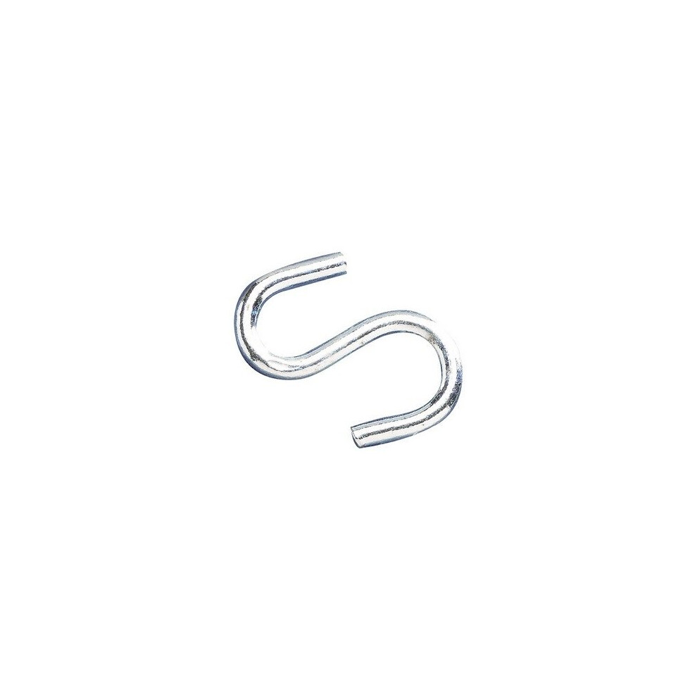 Faithfull FAICHSH3020 S Hooks 3mm Zinc Plated (Pack of 20)