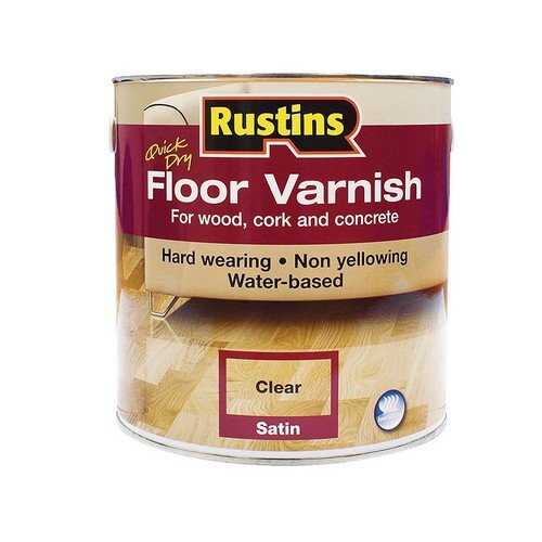 Rustins Rustins AFCG1000 Quick Dry Floor Varnish Gloss 1 Litre
