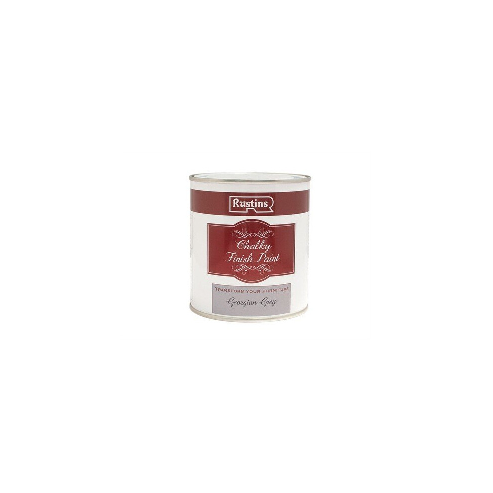 Rustins CHAPG250 Chalky Finish Paint Georgian Grey 250ml