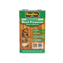 Rustins AWMB5000 Advanced Wood Preserver Mid Brown 5 Litre