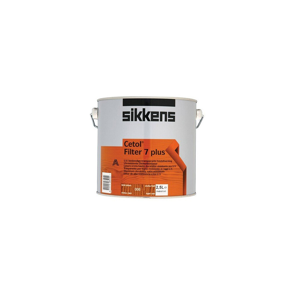 Sikkens 5085901 Cetol Filter 7 Plus Translucent Woodstain Light Oak 2.5 Litre