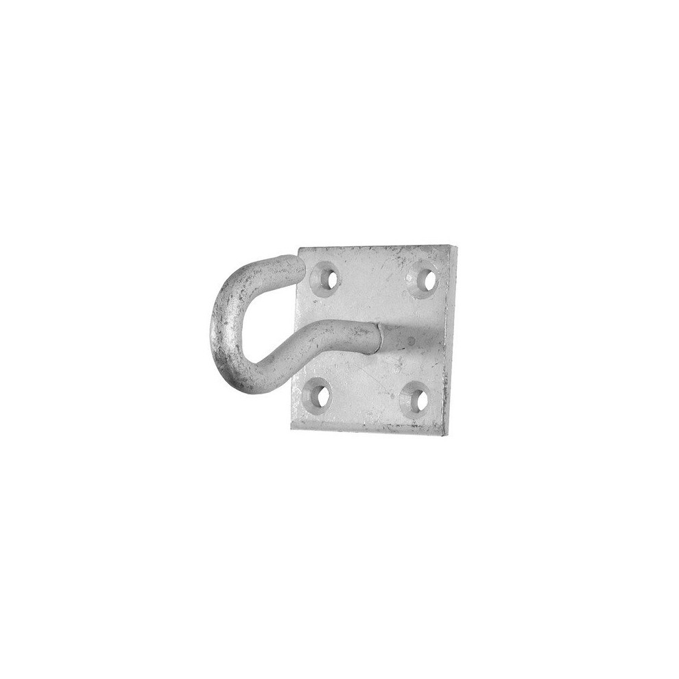 Faithfull FAICHGHOOK Hook On Plate - Galvanised