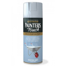 Rust-Oleum AE0040017E8 Painters Touch Winter Grey Gloss Multi Purpose Spray Paint 400ml