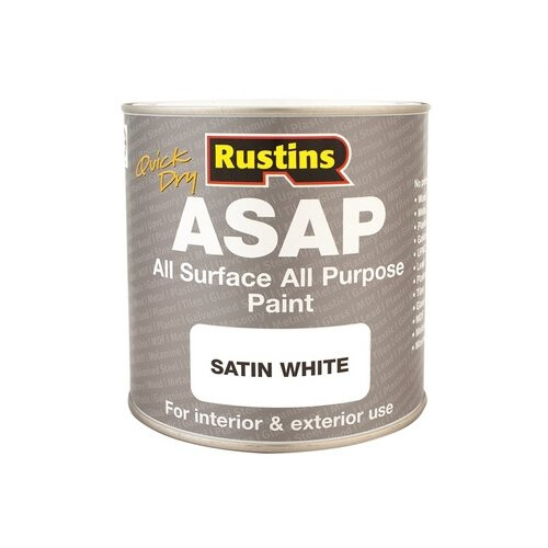 Rustins Rustins ASAPWH500 ASAP Verf Wit 500Ml