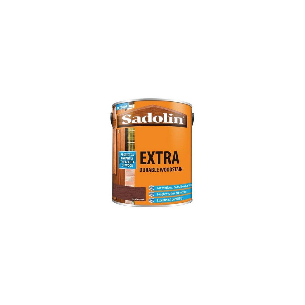 Sadolin 5028568 Extra Durable Woodstain Mahogany 5 Litre
