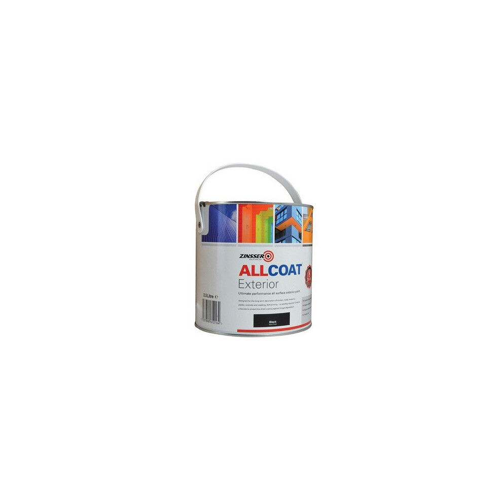 Zinsser ZN7200003C1 ALLCOAT Exterior Black Primer / Finish 2.5 Litre