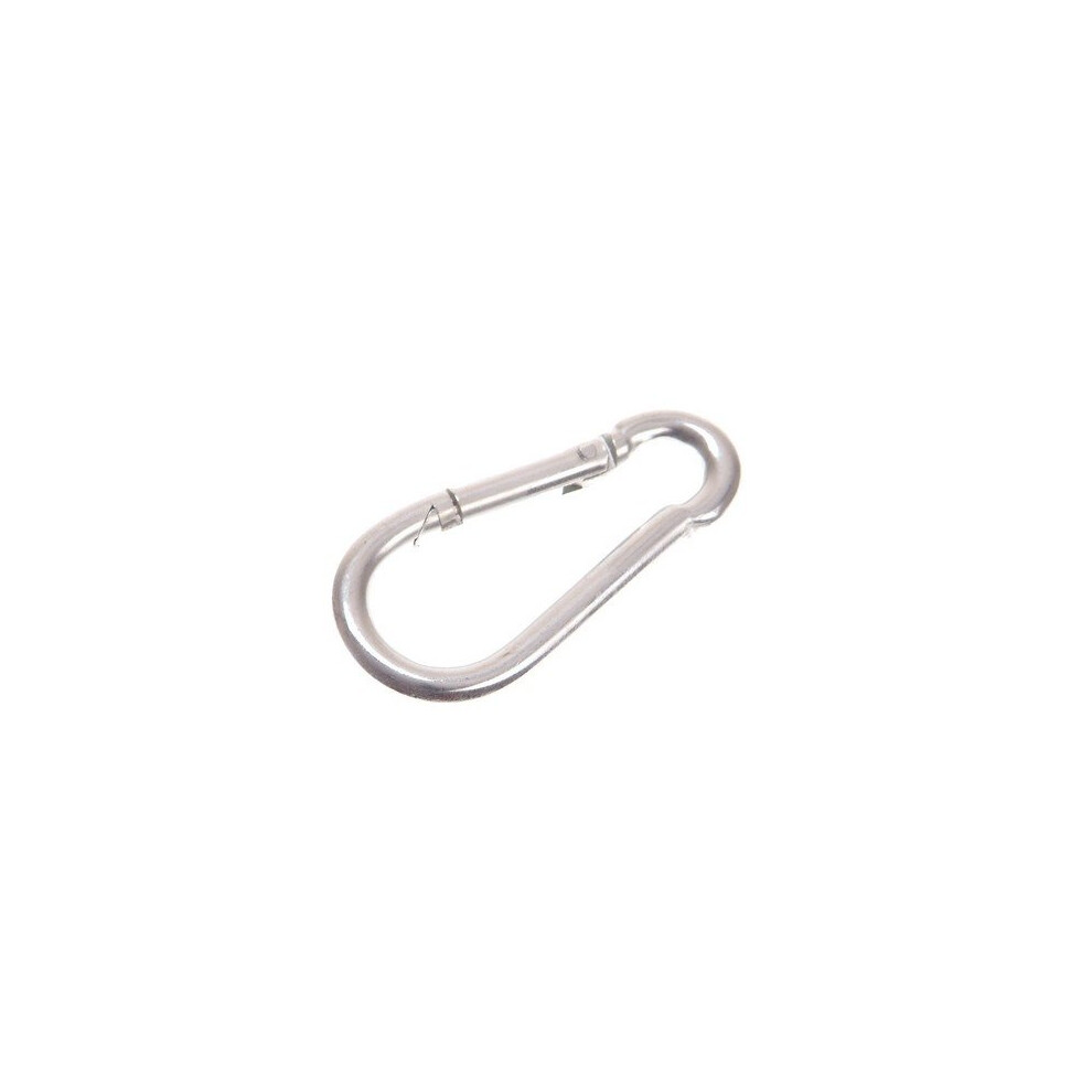 Faithfull FAICHFBS60S Fire Brigade Snap Hook Stainless Steel 6mm (Pack of 2)