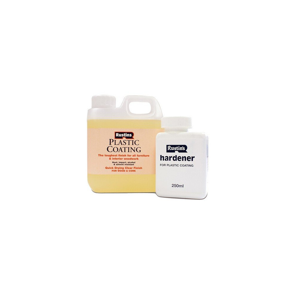 Rustins PCGL1000 Plastic Furniture Coating Gloss 1 Litre