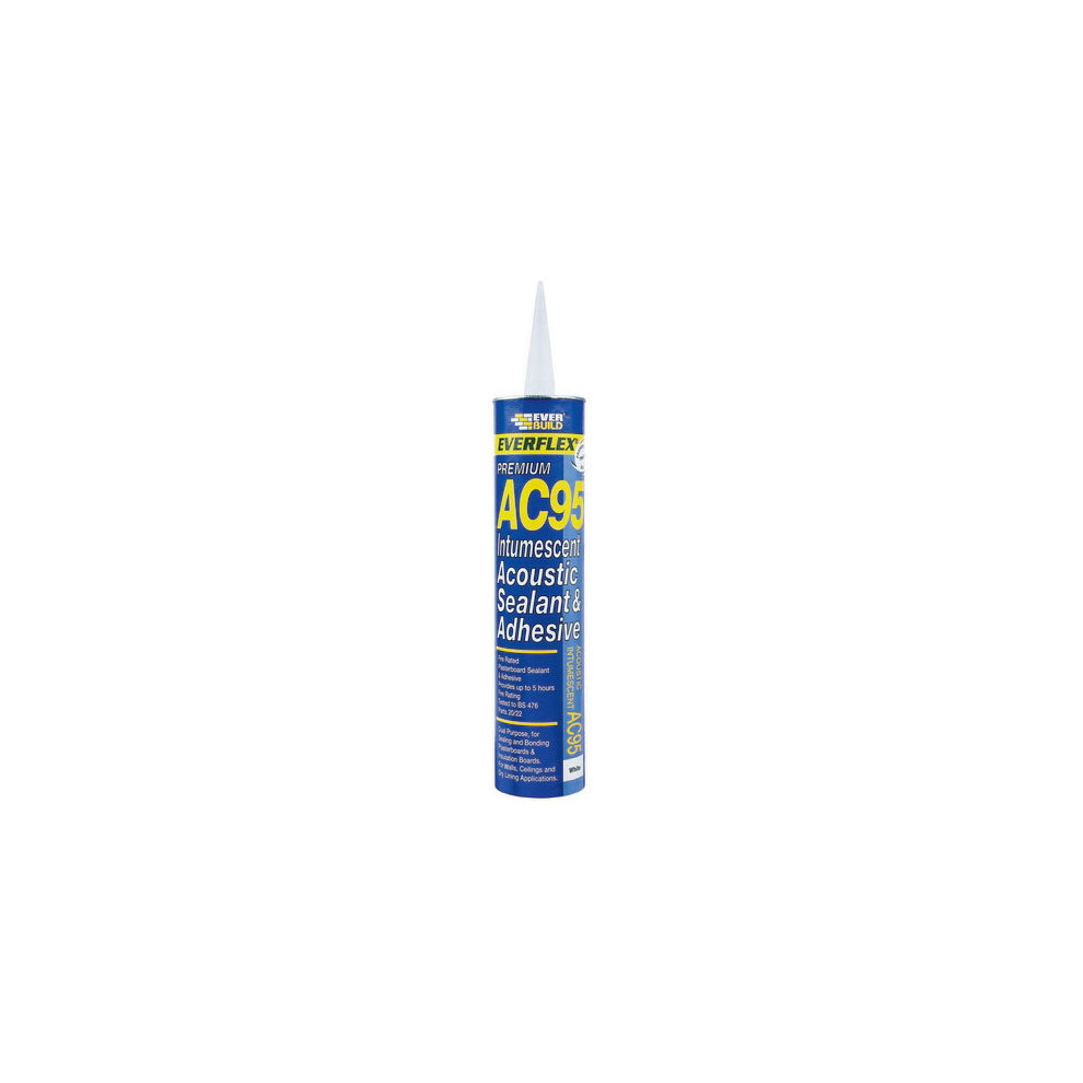 Everbuild AC95900 AC95 Intumescent Acoustic Sealant and Adhesive 900ml