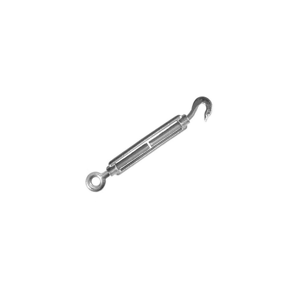 Faithfull FAICHSCREW8 Straining Screw 8mm Hook & Eye Galvanised 104mm