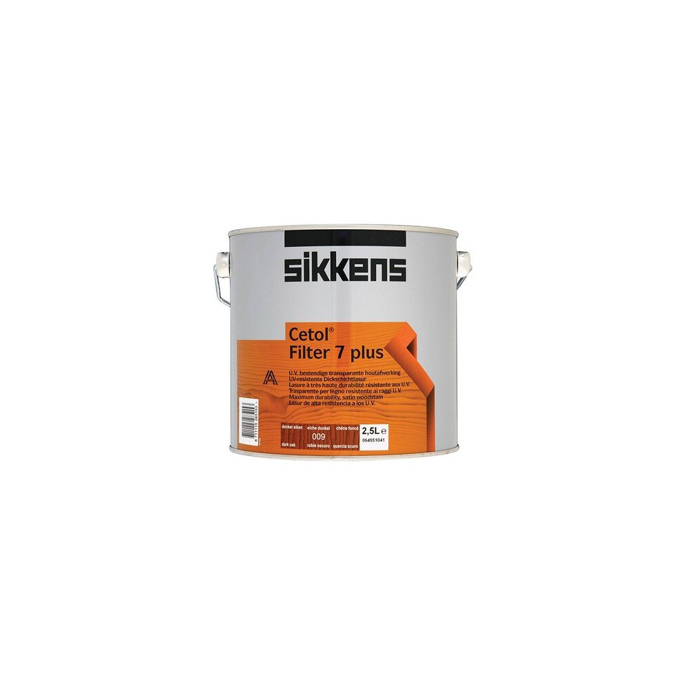 Sikkens 5085907 Cetol Filter 7 Plus Translucent Woodstain Dark Oak 2.5 Litre - Image 3