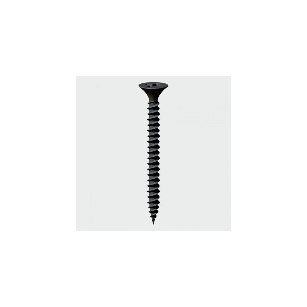 TIMco 00075DRYS Drywall Screw PH2 Black 4.2 x 75mm Box of 200