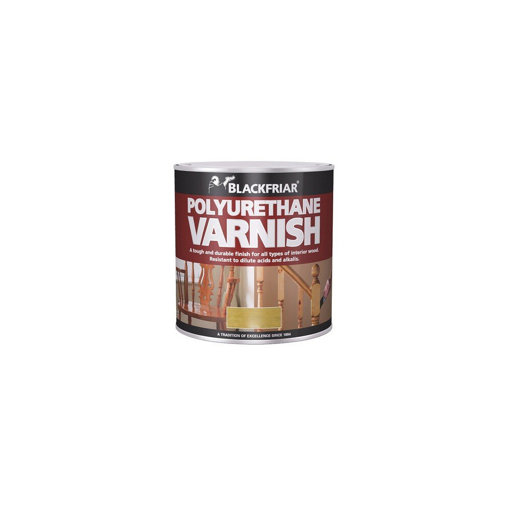 Blackfriar BF0230002F1 Polyurethane Varnish P100 Clear Satin 250ml