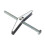 Forgefix Forge 10TOG350 Plasterboard Spring Toggle M3 x 50mm Bag of 10 1