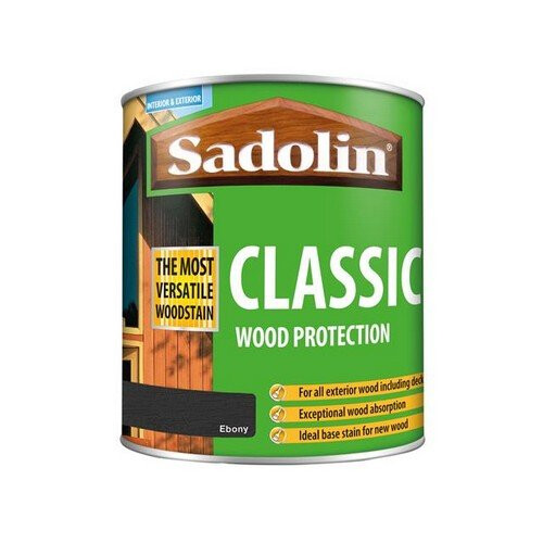 Sadolin Sadolin 5028470 Classic Wood Protection Ebony 1 Litre