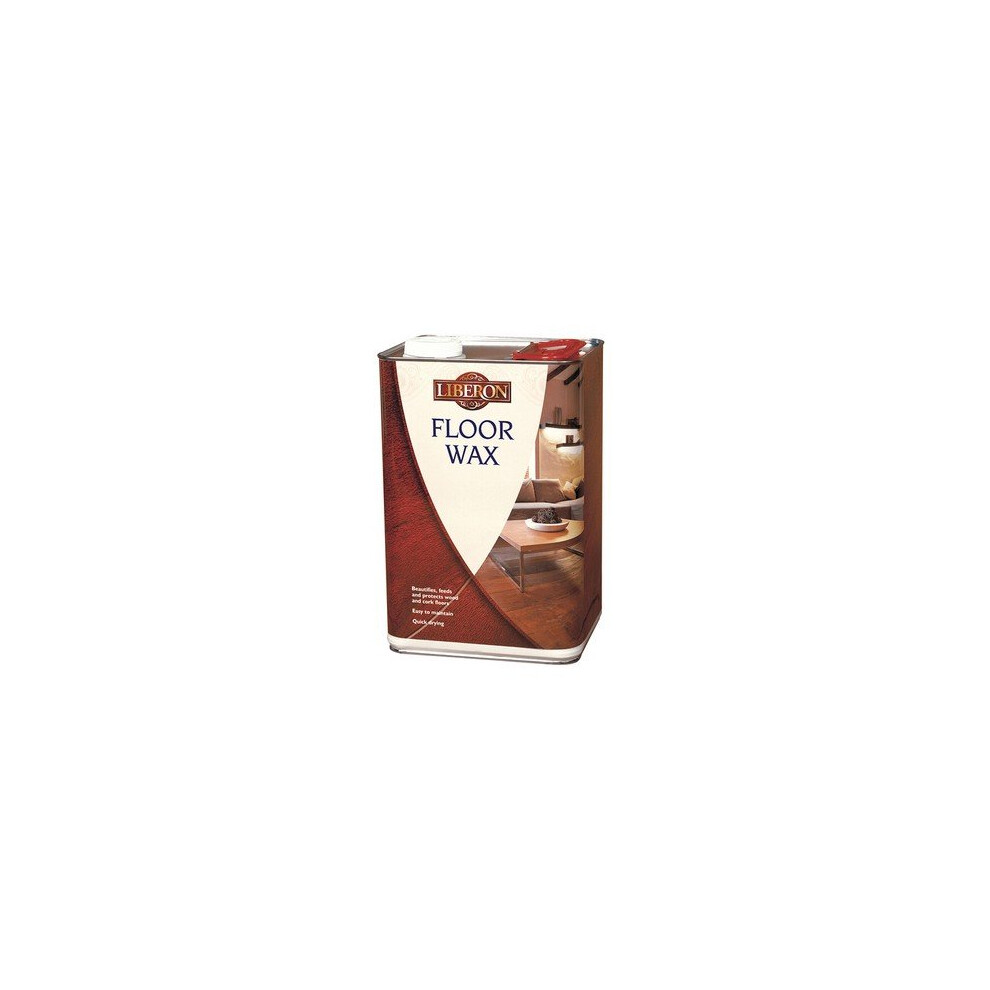 Liberon 004274 Wood Floor Wax Clear 5 Litre 3282390002445