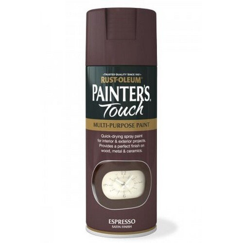 Rust-Oleum Rust-Oleum AE0050003E8 Painters Touch Expresso Satin Multi Purpose Spray Paint 400ml