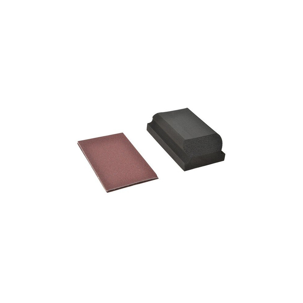 Flexovit Flv56830 Hook & Loop Sanding Block Kit Assorted 70 X 125Mm 3 3157629373347