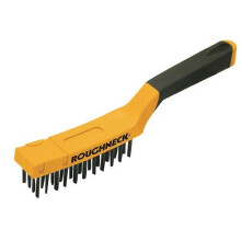 Roughneck 52-040 Carbon Steel Wire Brush Soft Grip 300mm (12in)
