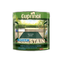 Cuprinol 5083458 Anti Slip Decking Stain Vermont Green 2.5 Litre