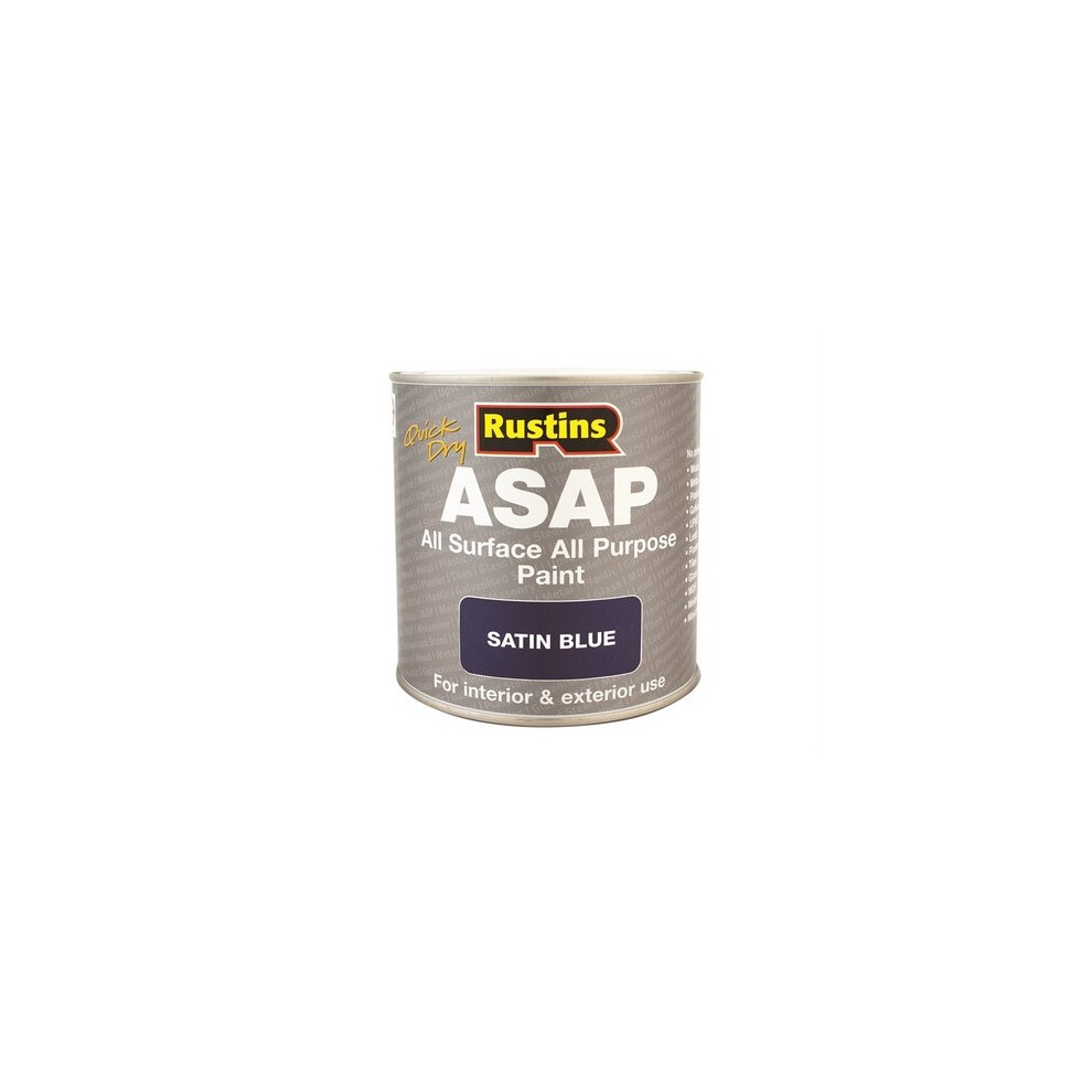 Rustins ASAPBU500 ASAP Paint Blue 500Ml