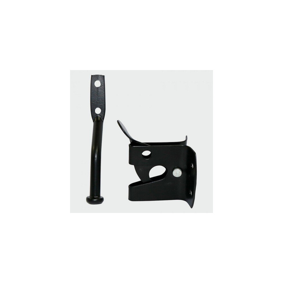 TIMco AGLMBP Automatic Gate Latch Black 2