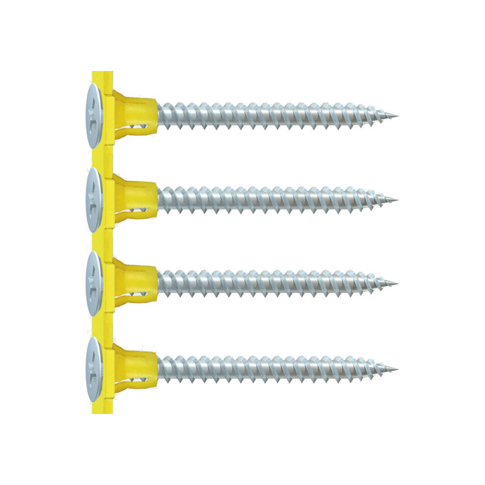 TIMco 00035COLDZYS Collated Fine Drywall Screw BZP 3.5 x 35mm Box of 1,000