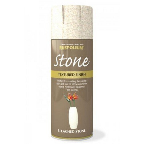 Rust-Oleum Rust-Oleum AE0070002E8 Textured Stone Effect Bleached Stone Spray Paint 400ml
