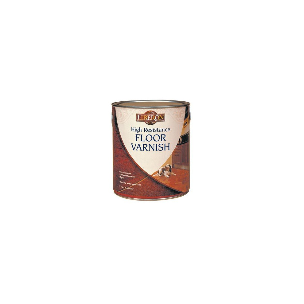Liberon 024554 High Resistance Floor Varnish Clear Matt 2.5 Litre