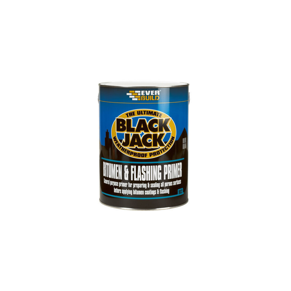 BLACK JACK 5 LITRE BLACK BITUMEN AND FLASHING PRIMER (902)