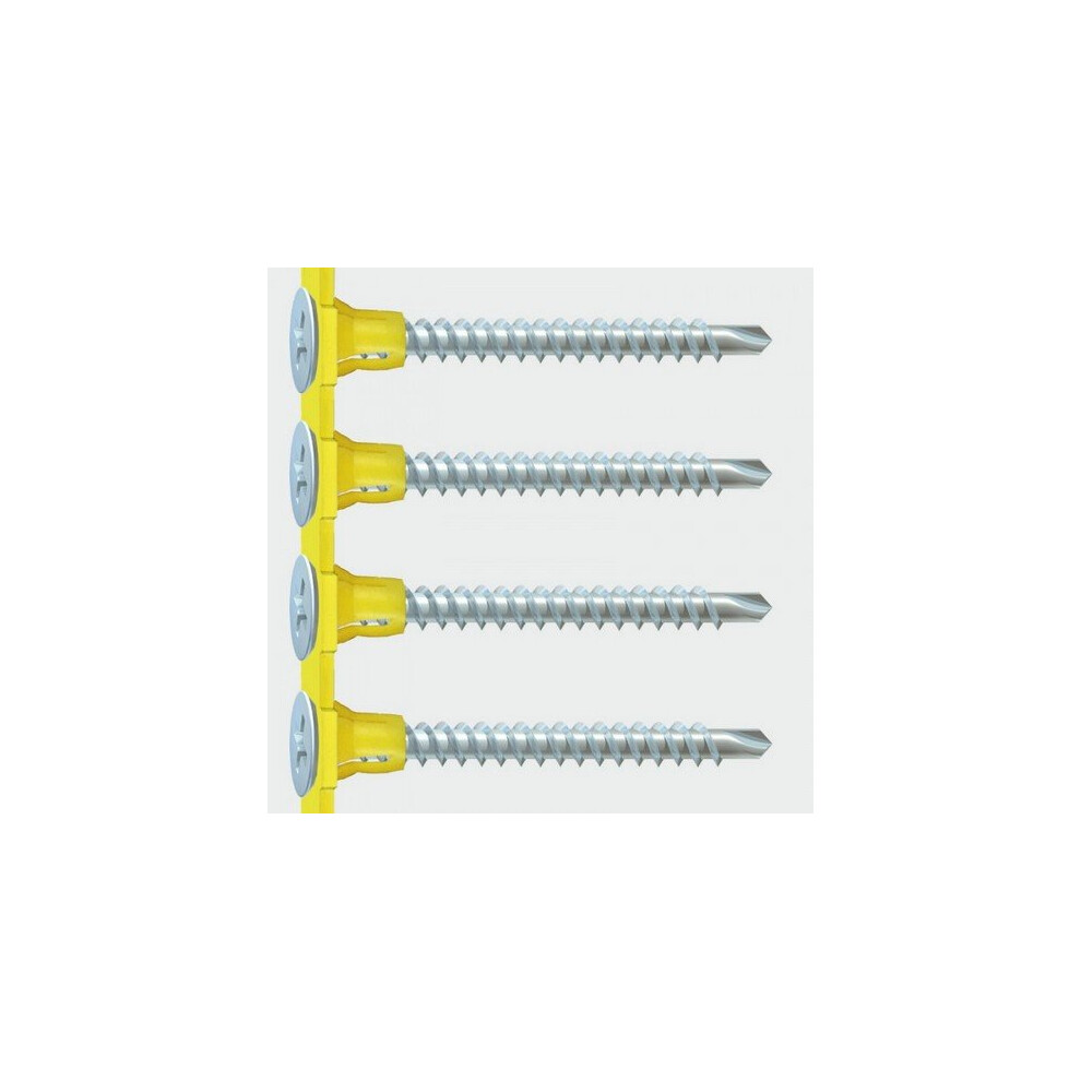 TIMco 00035COLLSD Collated Self Drill Drywall Screw BZP 3.5 x 35mm Box of 1,000