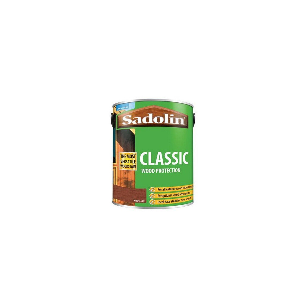 Sadolin 5012919 Classic Wood Protection Redwood 5 Litre