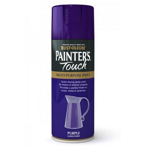 Rust-Oleum AE0040029E8 Painters Touch Purple Gloss Multi Purpose Spray Paint 400ml