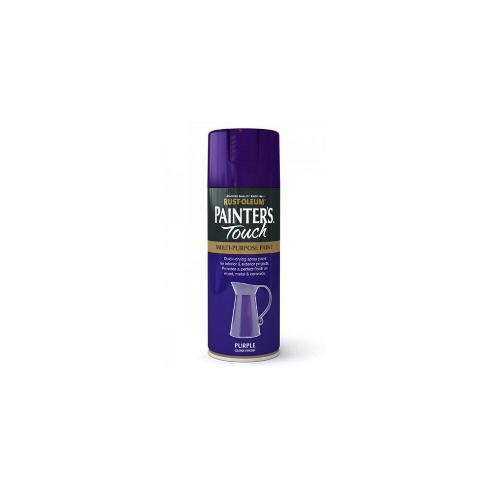 Rust-Oleum AE0040029E8 Painters Touch Purple Gloss Multi Purpose Spray Paint 400ml