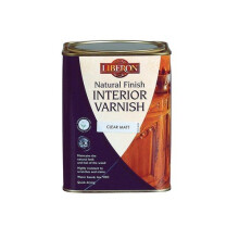 Liberon 044525 Natural Finish Internal Varnish Clear Matt 1 Litre