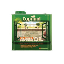 Cuprinol 5122410 UV Guard Decking Oil Natural 2.5 Litre