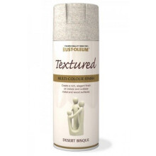 Rust-Oleum AE0080002E8 Textured Multi Colour Finish Desert Bisque Spray Paint 400ml