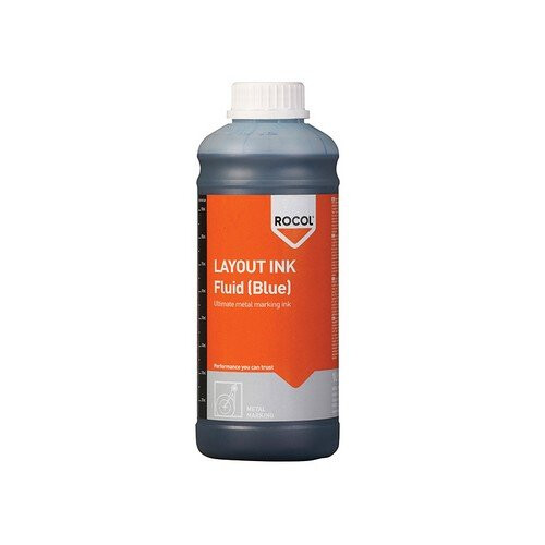 ROCOL 57034 Layout Ink Fluid-Blue 1 Litre